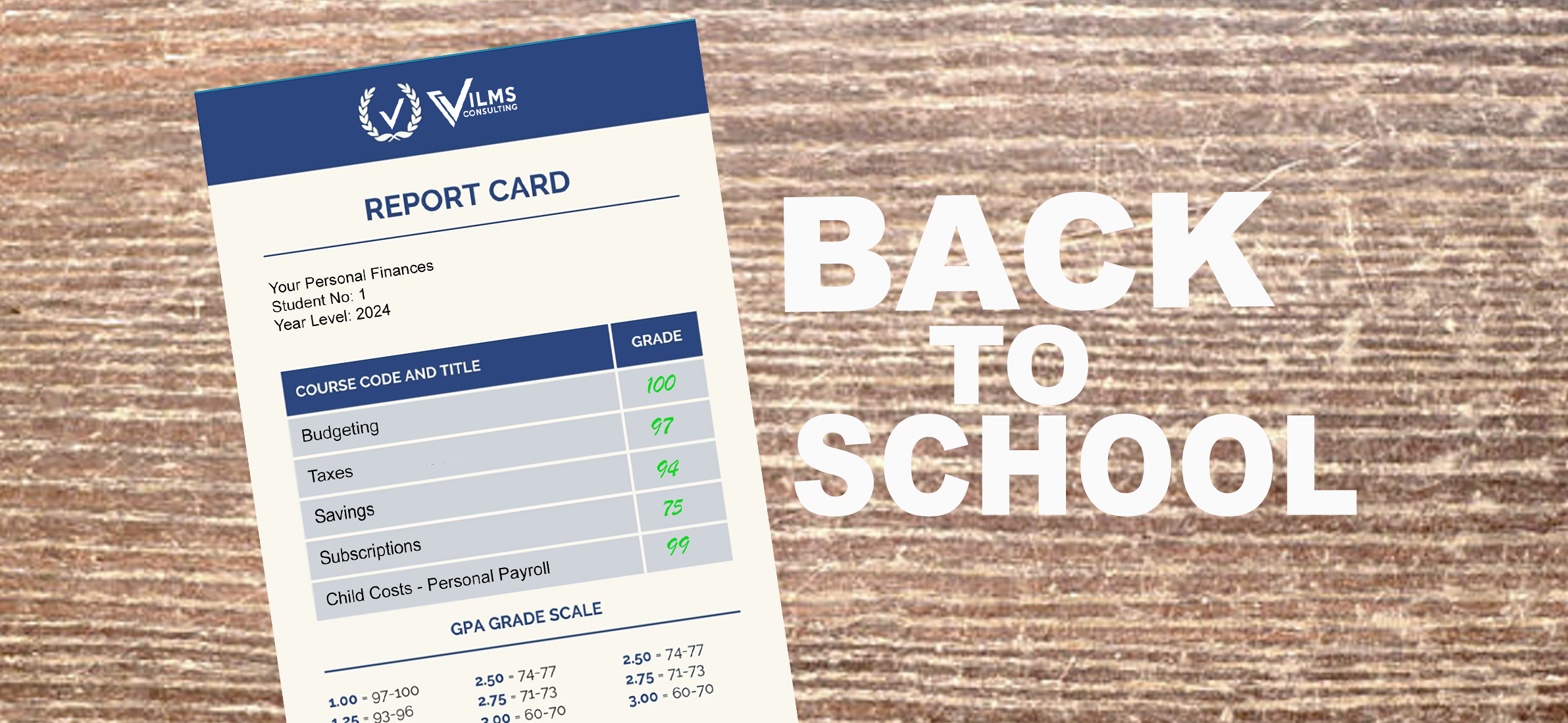 The kids are back to school! Now is a great time for you to get back on track with your finances.